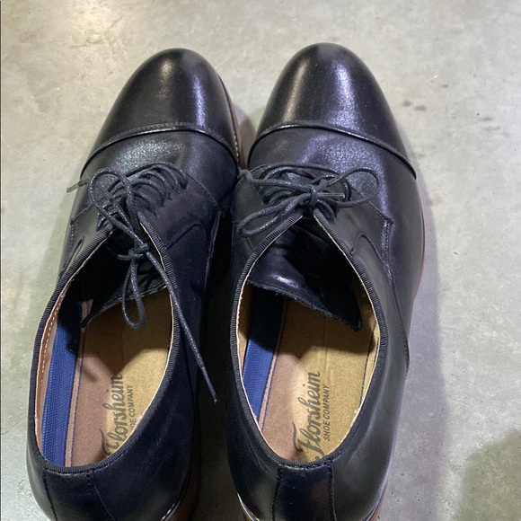 Men’s Florsheim black leather uppers Sz 12D.New no box.